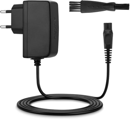 Aukru 15V Netzeil Ladegerät ladekabel für Philips Elektrorasierer QP6520, QP6510, QP6620/30 für OneBlade Pro
