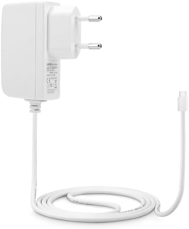 Aukru Netzadapter 5 V für VTech KidiMagic Galaxy Light, Radiowecker, 80-572704, Weiß