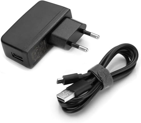 Aukru 2-in-1 Ladegerät Netzteil 5 V/2000 mA + Micro-USB-Kabel für Raspberry Pi, Samsung Galaxy S6/S5/S4/S3, Galaxy Tab 3, Note 4/3/2, Google Nexus 7, MP4, HTC One M8, Nokia 520, Power Banks und