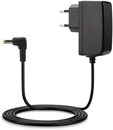 Aukru 9.5V 1A Netzteil / Ladegerät für Casio SA-46 Tastatur SA-47 SA-76 SA-77 CTK-240, LK-120, CTK-1100 Keyboard Ersatz Netzteil für Casio ADE95100LU
