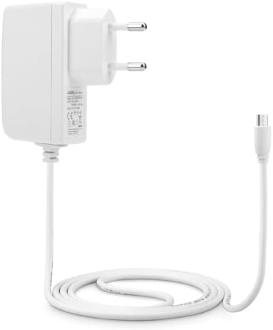 Aukru Netzteil 5 V 1 A Micro USB Ladegerät Netzteil für Philips Avent SCD843/01, SCD843/26, SCD833/26, SCD845/26 – Weiß