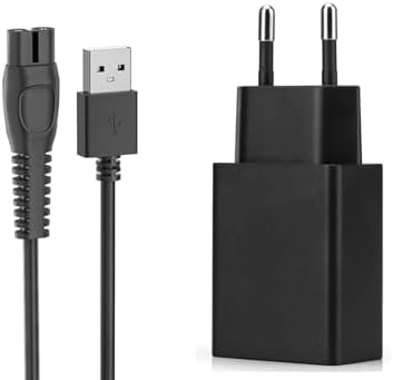 Aukru 5V Netzteil Ladekabel für Philips OneBlade QP1924 QP2824 QP2834 QP2734 QP2724 QP4631 MG5910 MG7910 MG9510 X3001 Rasierer Trimmer & Bodygroomer