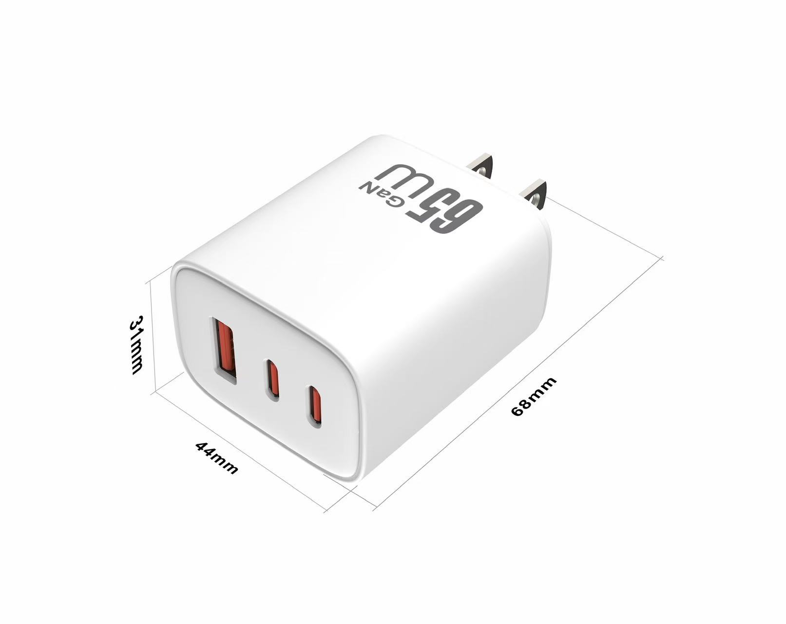 65W 2C1A (US Plug)