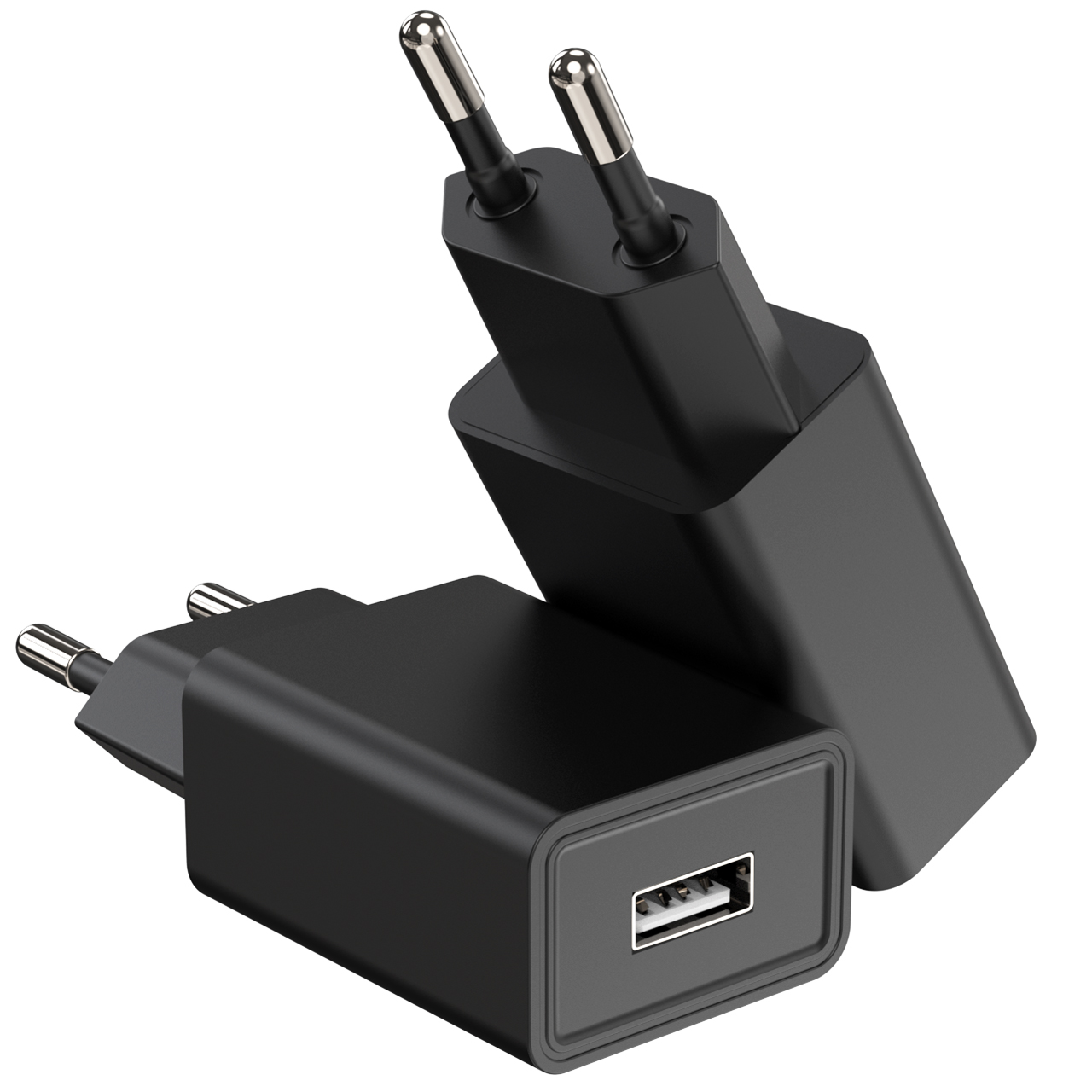 Aukru M4 Series Universal USB Adapter (EU / US / AU) - M4-0520 EU 5V 2A (White) - M4-0520 EU (Black)