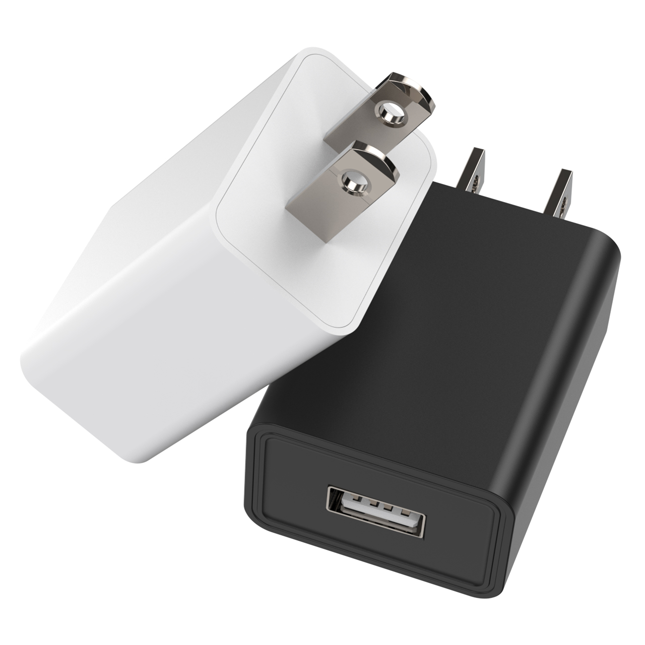 Aukru M4 Series Universal USB Adapter (EU / US / AU) - M4-0520 US 5V 2A (White) - M4-0520 US Dual Color
