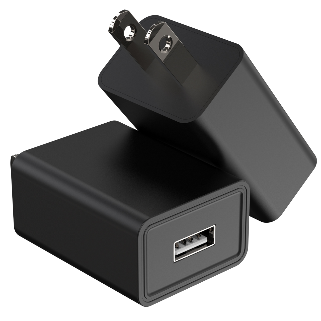 Aukru M4 Series Universal USB Adapter (EU / US / AU) - M4-0520 US 5V 2A (White) - M4-0520 US (Black)