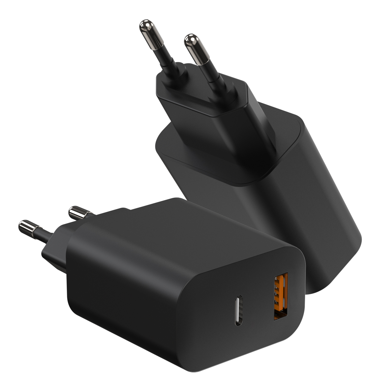 S6 EU Dual Port A+C (Black)