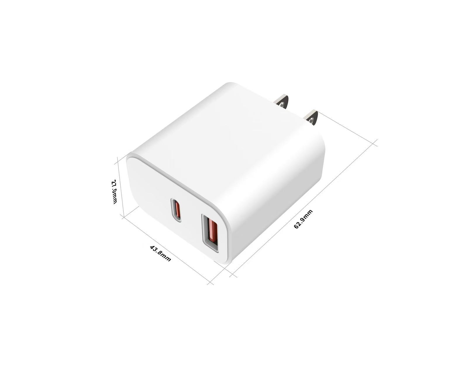 X6 1A1C Dual Port (US Plug)